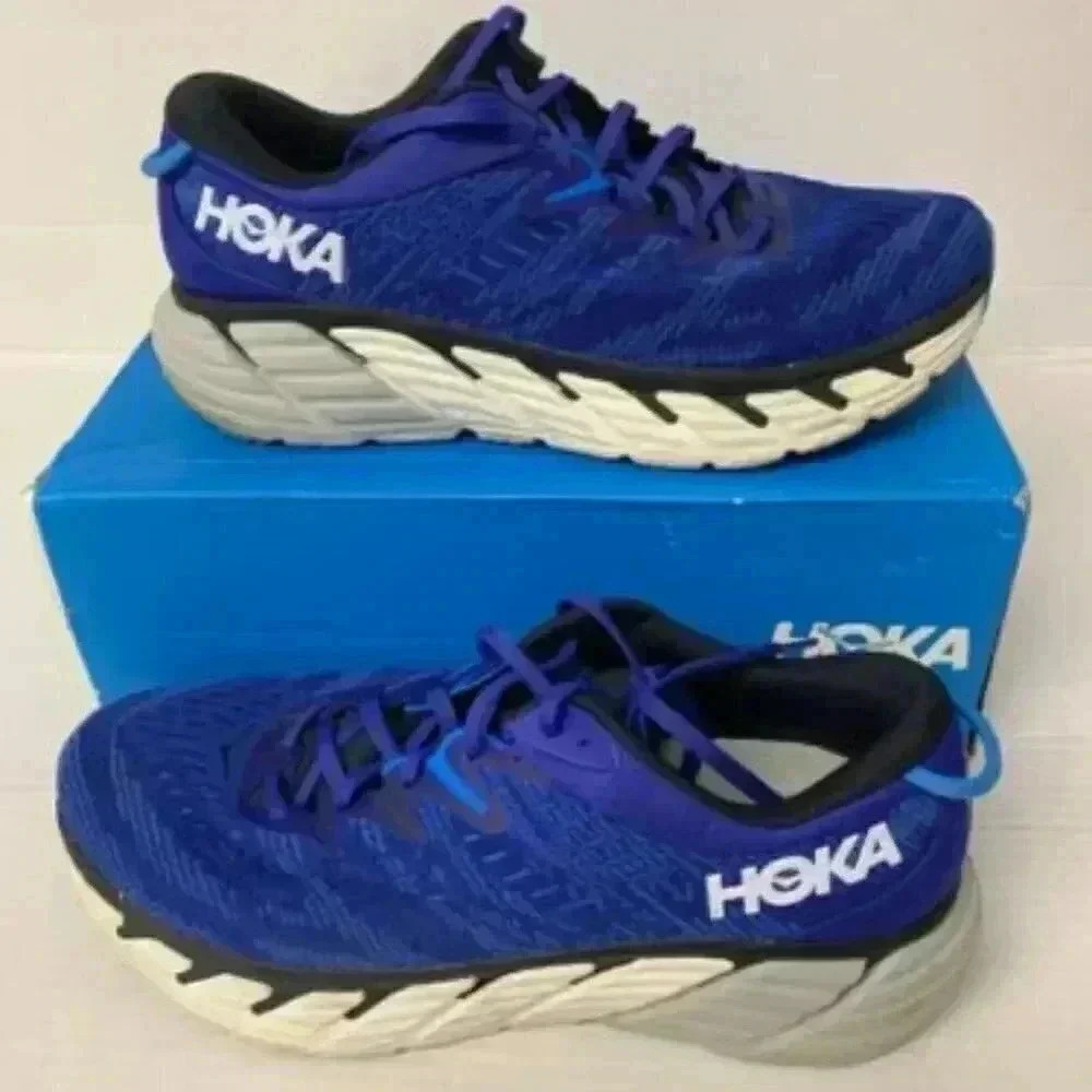 170k Hoka Mens Gaviota 4 Mens Running Shoes BlueUs 115 Mens